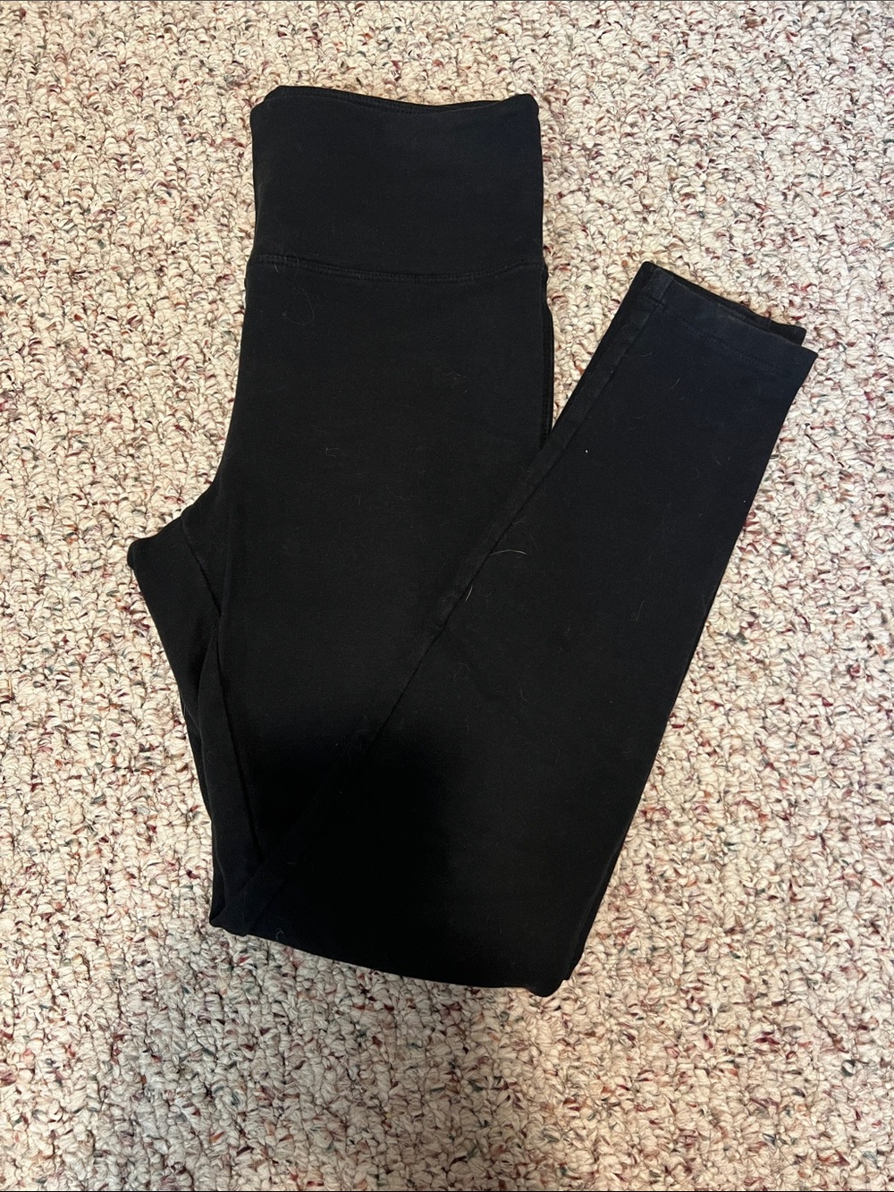 High-Waist Black Leggings